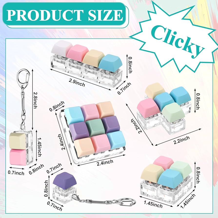 フィジェットトイ　6個セット Amazon.co.jp: 6個 キーボード フィジェットトイ フィジェット